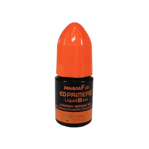Kuraray 492KA Panavia F2.0 ED Dual Cure Dental Primer II Liquid B 4 mL Bottle Kuraray 492KA Panavia F2.0 ED Dual Cure Dental Primer II Liquid B 4 mL Bottle